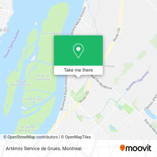 Artémis Service de Grues map