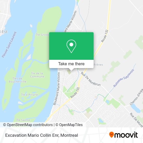 Excavation Mario Collin Enr map