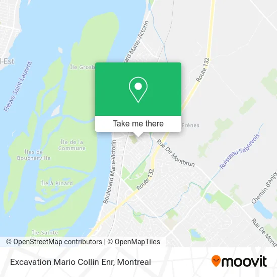 Excavation Mario Collin Enr map
