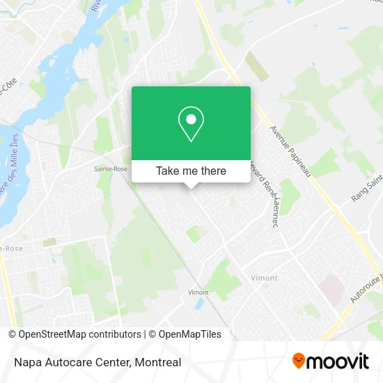 Napa Autocare Center map