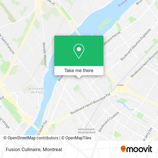 Fusion Culinaire map