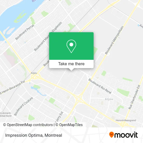Impression Optima map