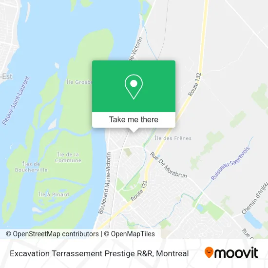 Excavation Terrassement Prestige R&R map