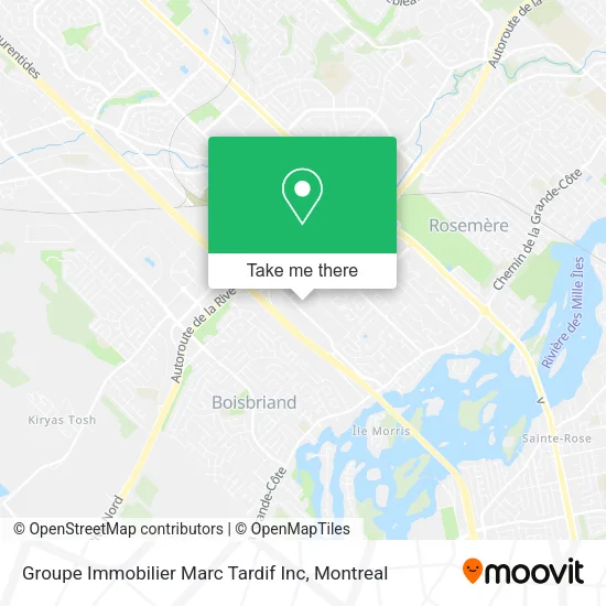 Groupe Immobilier Marc Tardif Inc map