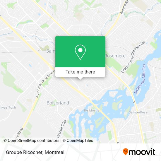 Groupe Ricochet map