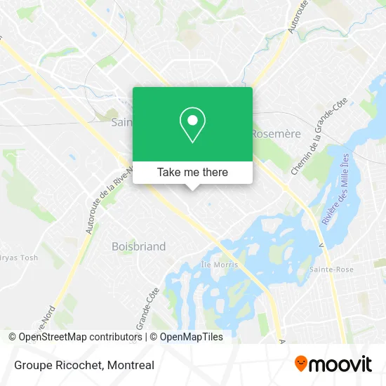 Groupe Ricochet map