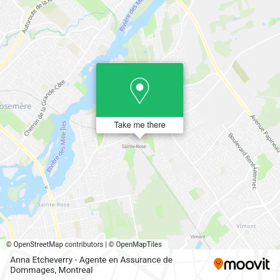 Anna Etcheverry - Agente en Assurance de Dommages map