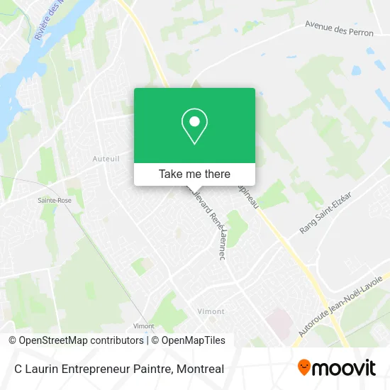 C Laurin Entrepreneur Paintre map