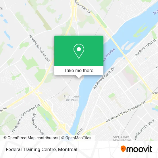 Federal Training Centre map