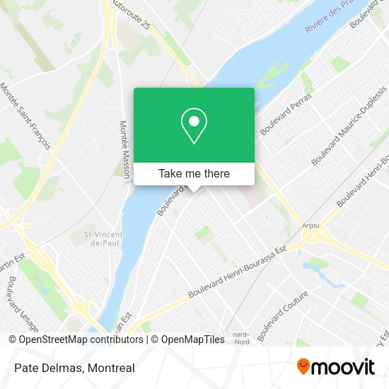 Pate Delmas map