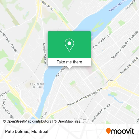 Pate Delmas map