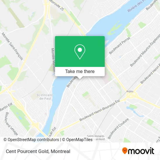 Cent Pourcent Gold map