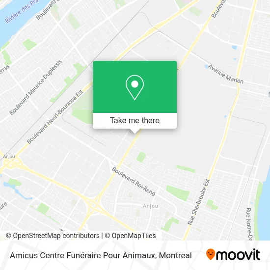 Amicus Centre Funéraire Pour Animaux map