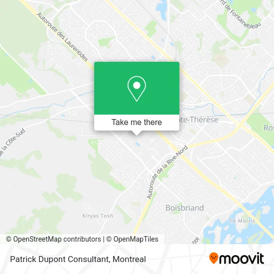 Patrick Dupont Consultant map