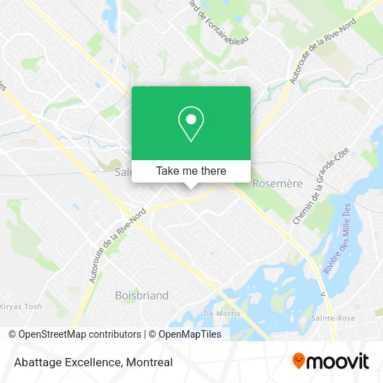 Abattage Excellence map