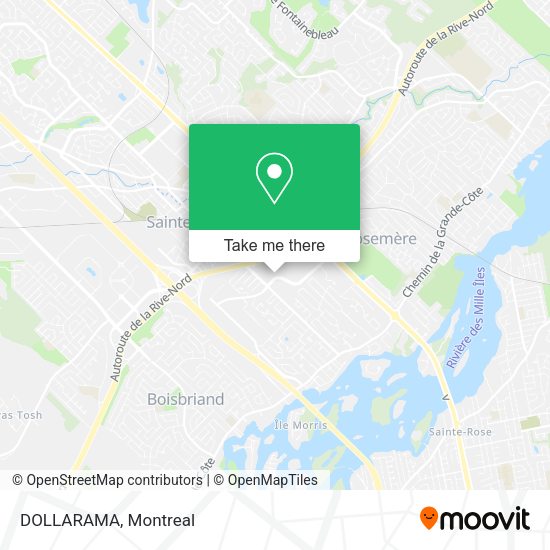 DOLLARAMA map