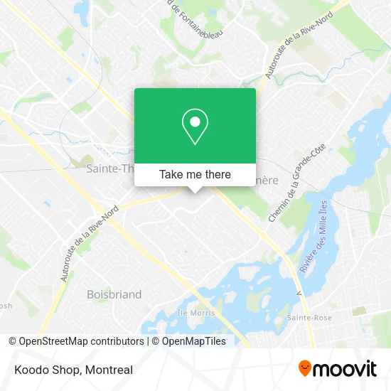 Koodo Shop map