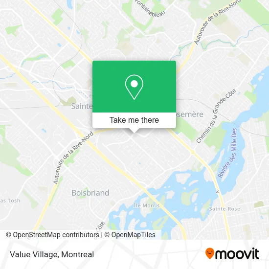 Value Village map