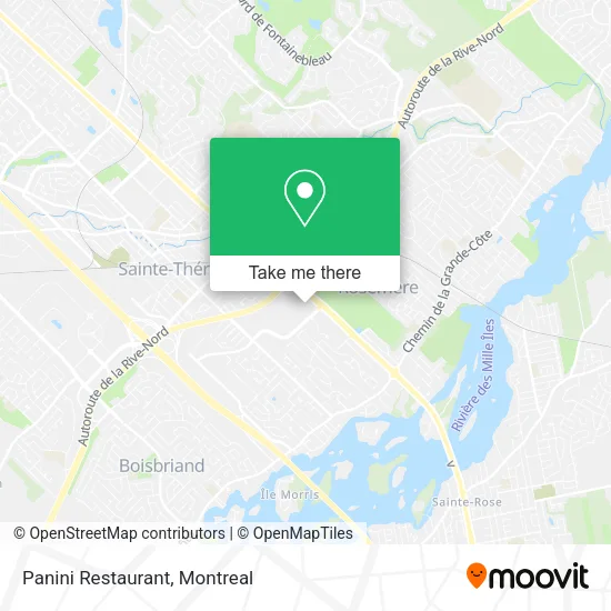 Panini Restaurant map