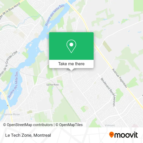 Le Tech Zone map