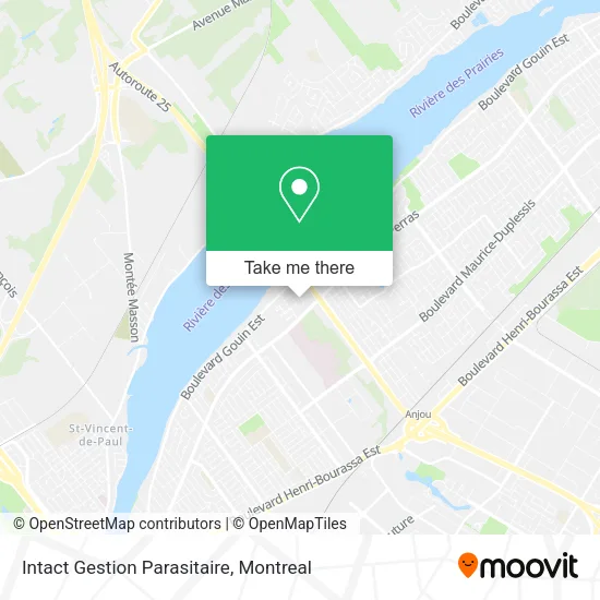 Intact Gestion Parasitaire map