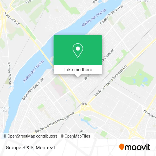 Groupe S & S map