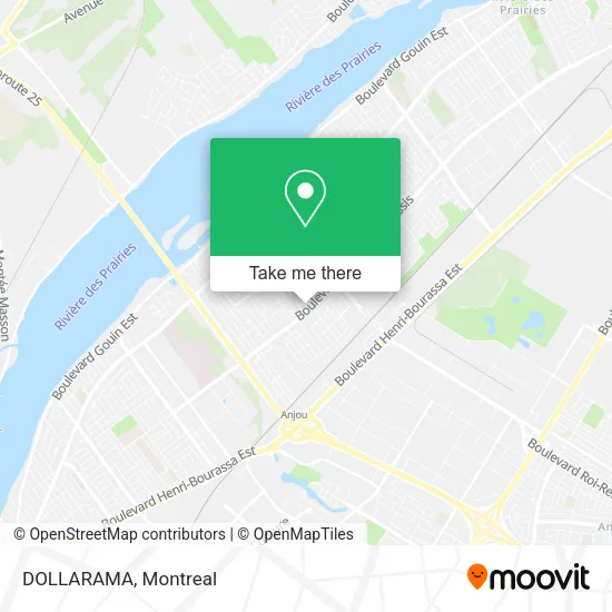 DOLLARAMA map