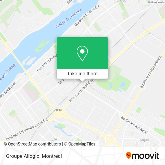 Groupe Allogio map