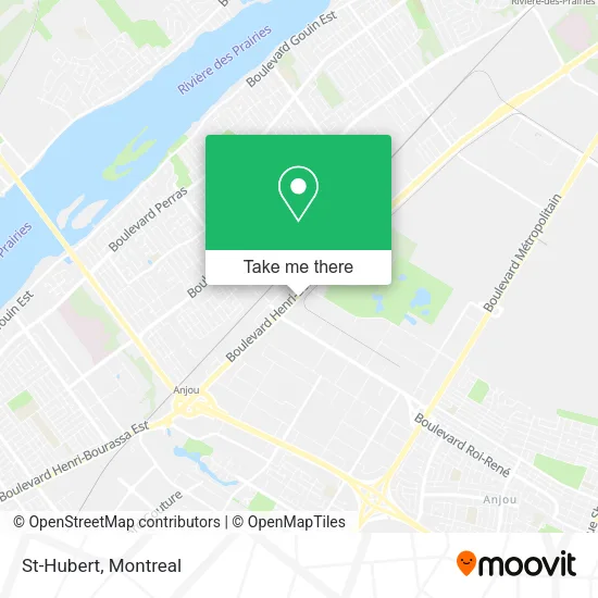 St-Hubert map