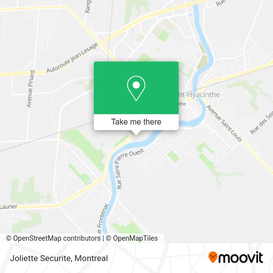 Joliette Securite map