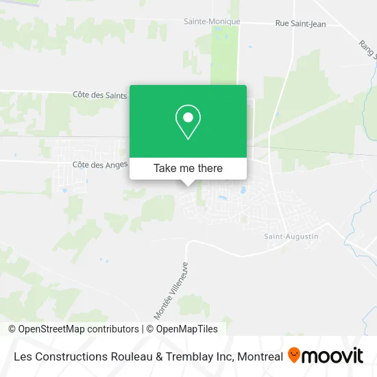 Les Constructions Rouleau & Tremblay Inc map