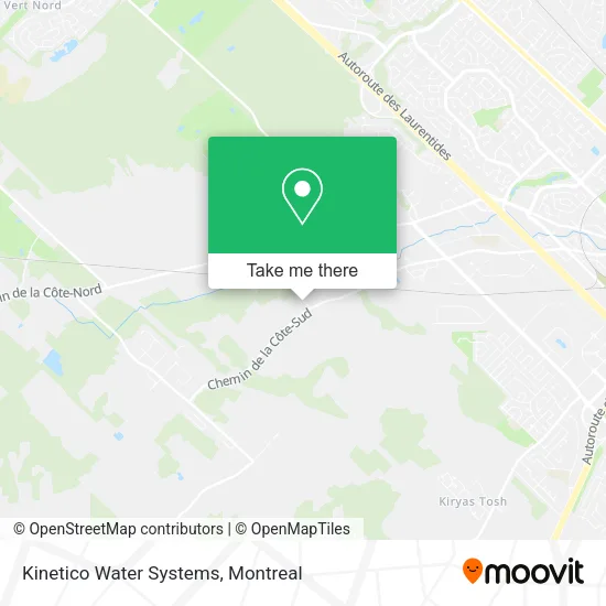 Kinetico Water Systems map