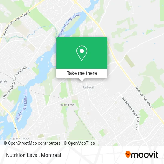 Nutrition Laval map