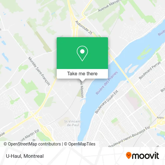 U-Haul map