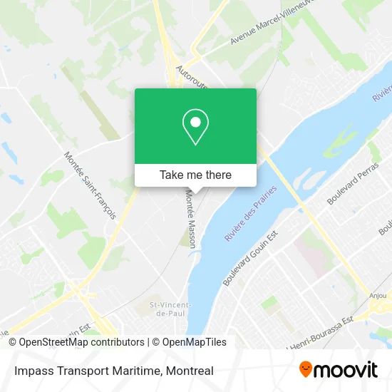 Impass Transport Maritime map