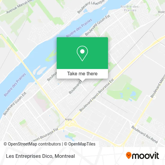 Les Entreprises Dico map