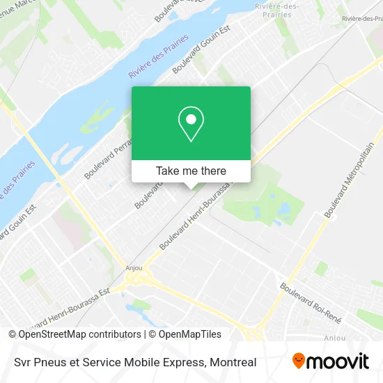 Svr Pneus et Service Mobile Express map