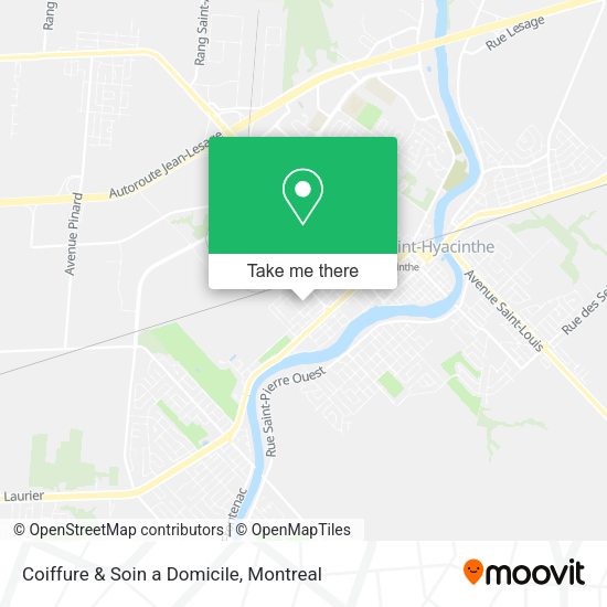Coiffure & Soin a Domicile map