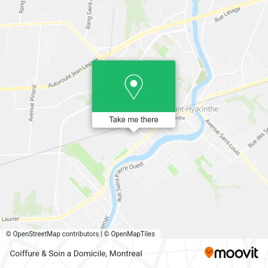 Coiffure & Soin a Domicile map
