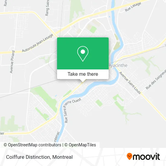 Coiffure Distinction map