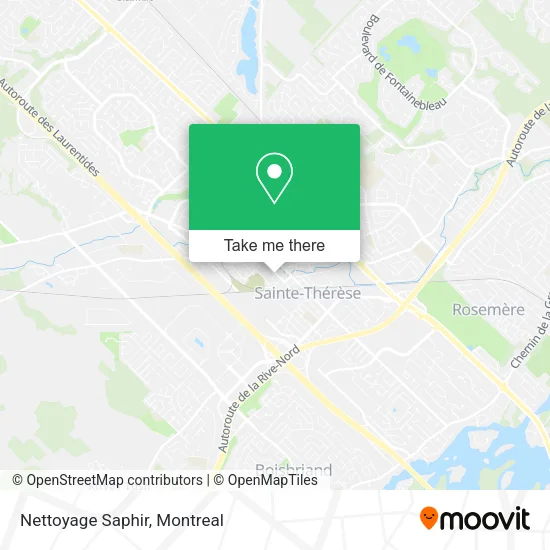 Nettoyage Saphir map