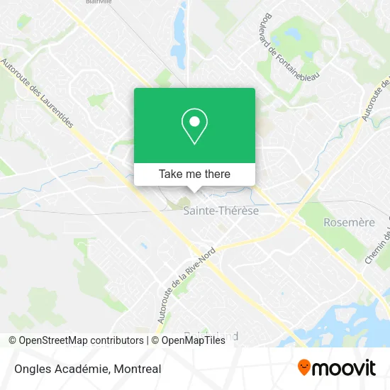 Ongles Académie map