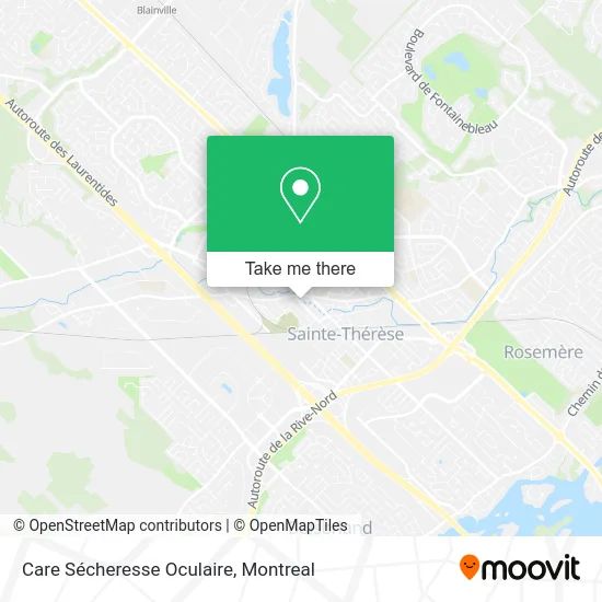 Care Sécheresse Oculaire map