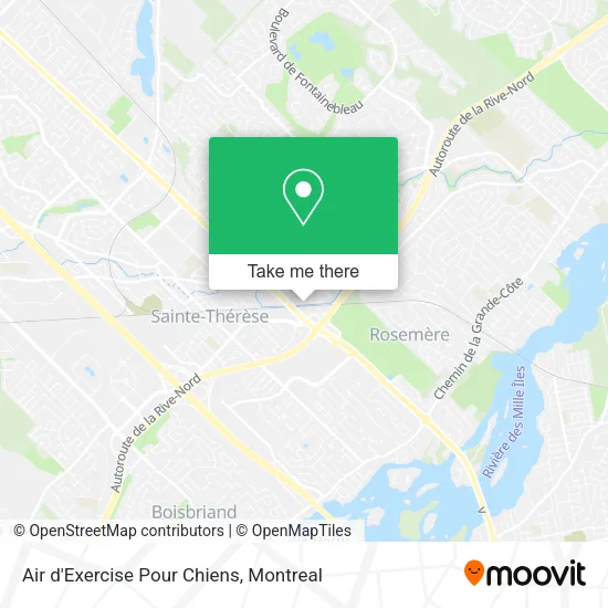 Air d'Exercise Pour Chiens map