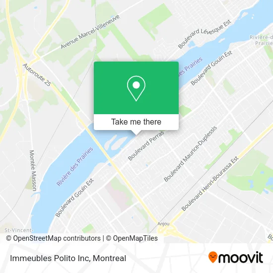 Immeubles Polito Inc map