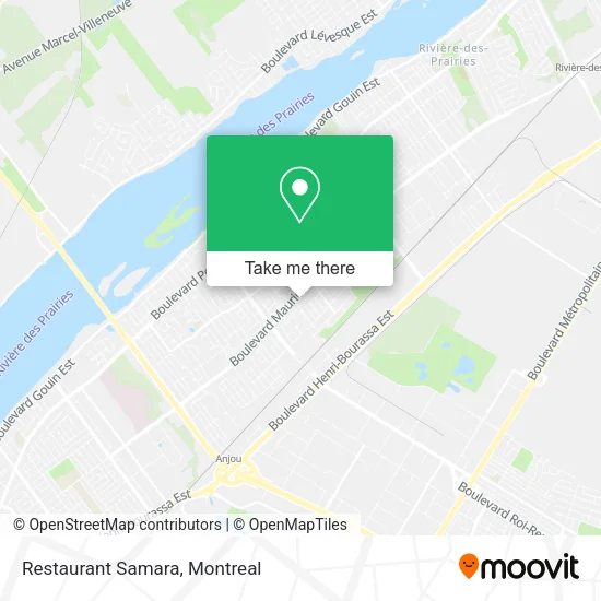 Restaurant Samara map