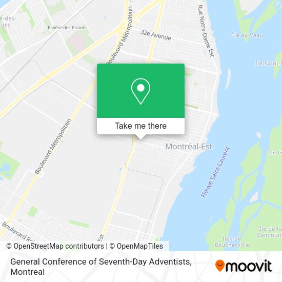 General Conference of Seventh-Day Adventists map