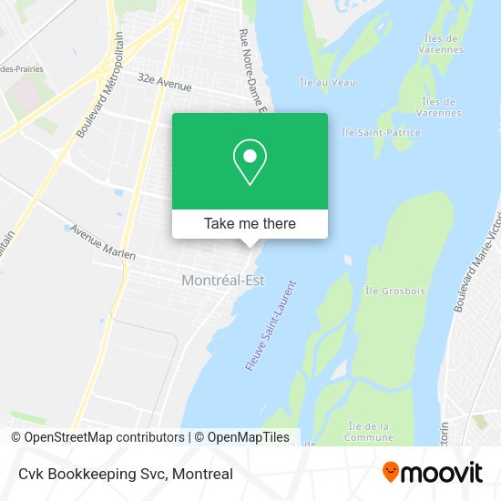Cvk Bookkeeping Svc map
