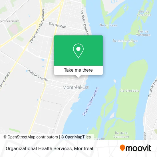 Organizational Health Services map