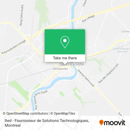 Ited - Fournisseur de Solutions Technologiques map